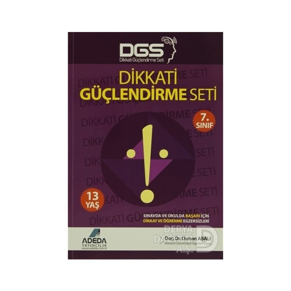 Adeda Yayıncılık Adeda Yayınları Adeda / 7. Sınıf Dikkat Güçlendirme Seti 13 Yaş Eğitim Setleri Fiyatı