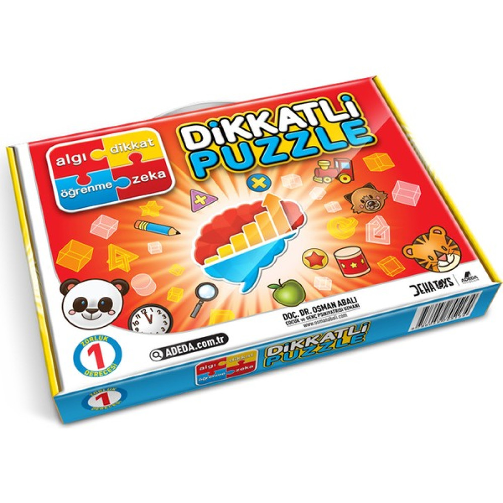 Adeda Yayıncılık Dikkatli Puzzle - Dikkati Güçlendirme Seti - Osman Abalı Eğitim Setleri Fiyatı