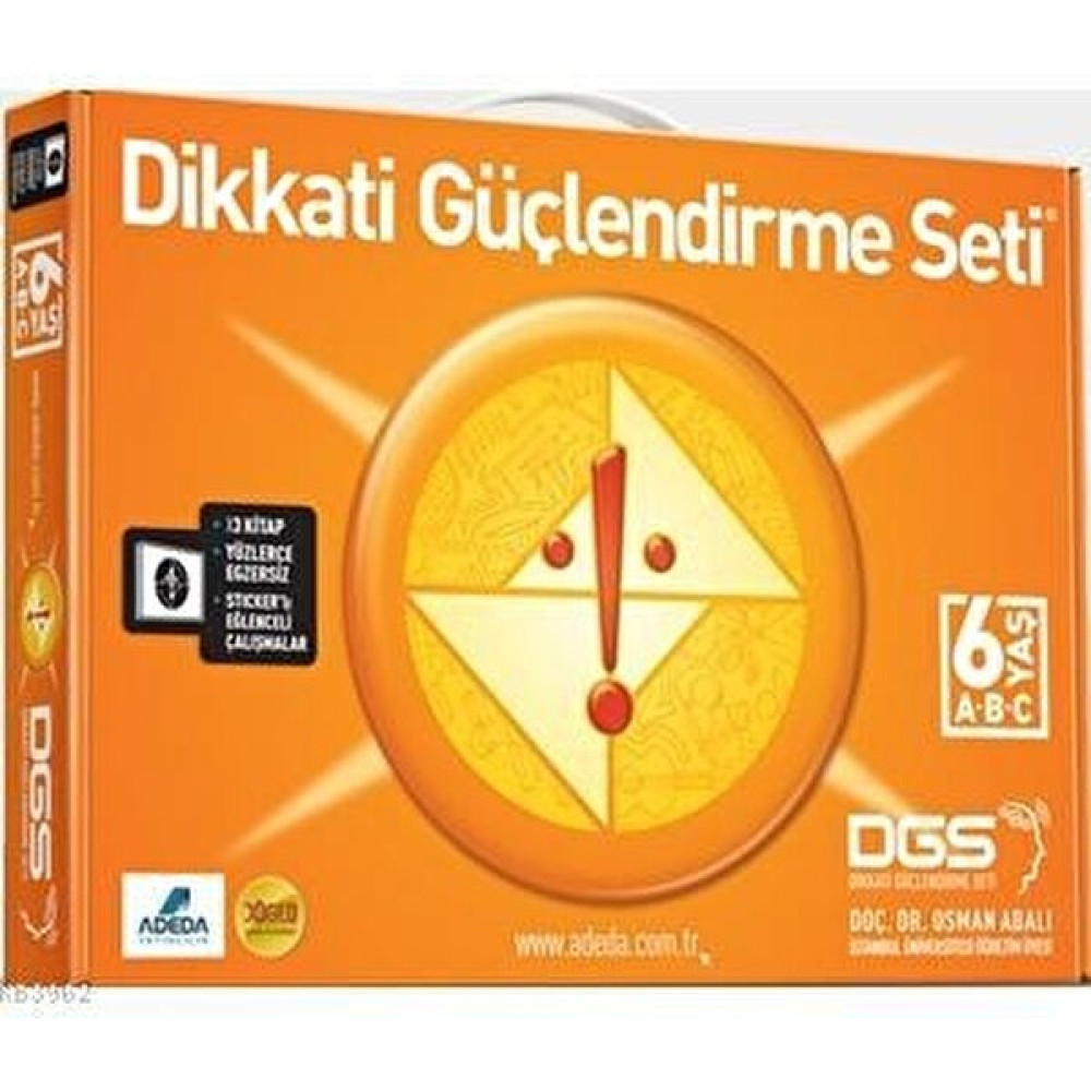 Adeda Yayınları Adeda - DGS Dikkati Güçlendirme Seti 6 Yaş (3 Kitap Takım) DGS Fiyatı