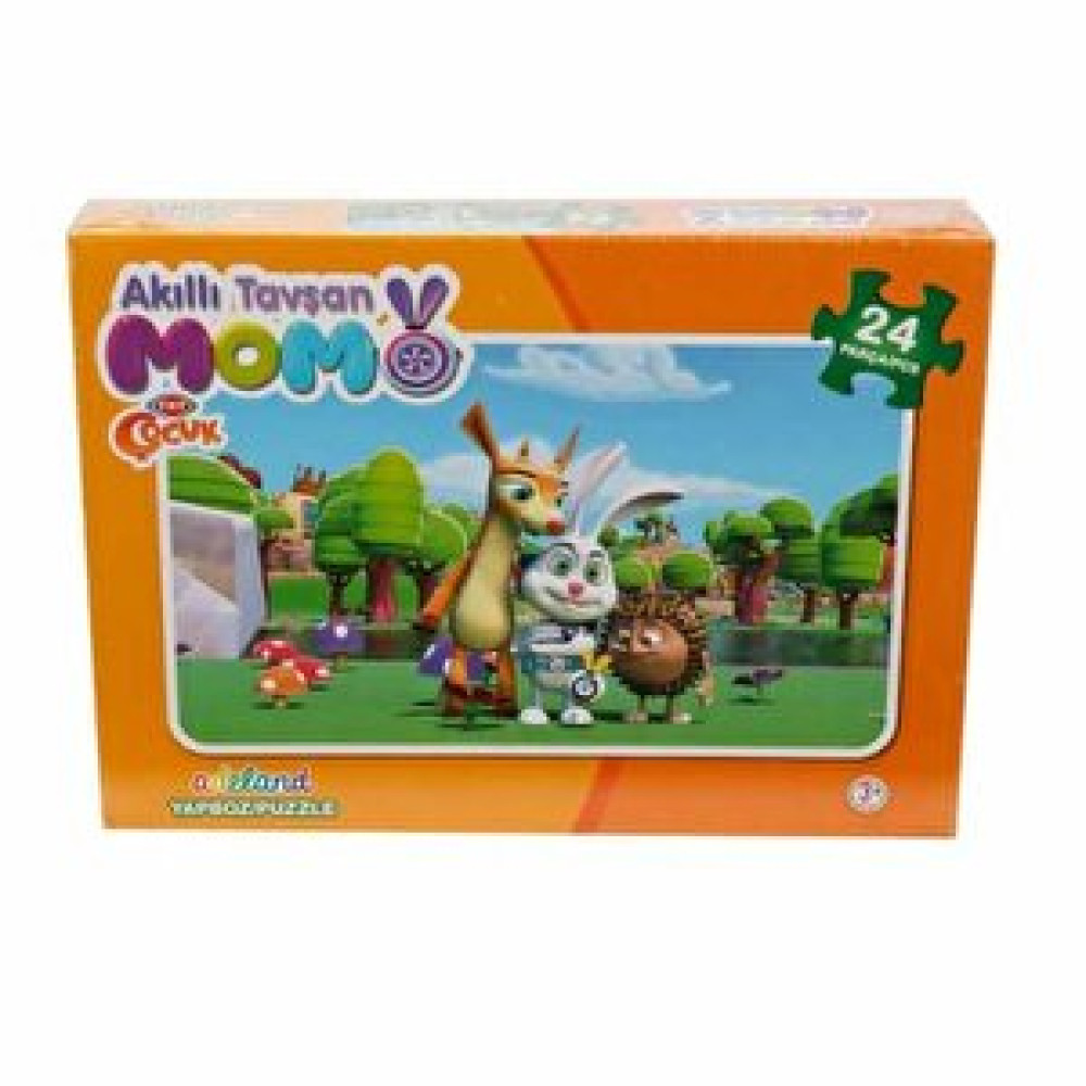 Adel and Trt Çocuk Alkıllı Tavşan Momo Puzzle Kutulu 24 Lü Anne Bebek Oyuncak Fiyatı