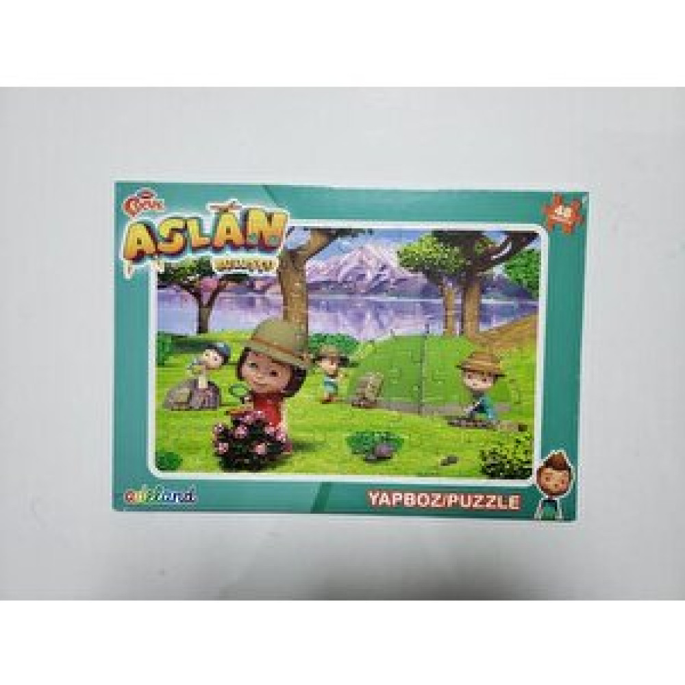 Adel and Trt Çocuk Aslan Buluşçu 48 Parça Yapboz (puzzle) Anne Bebek Oyuncak Fiyatı
