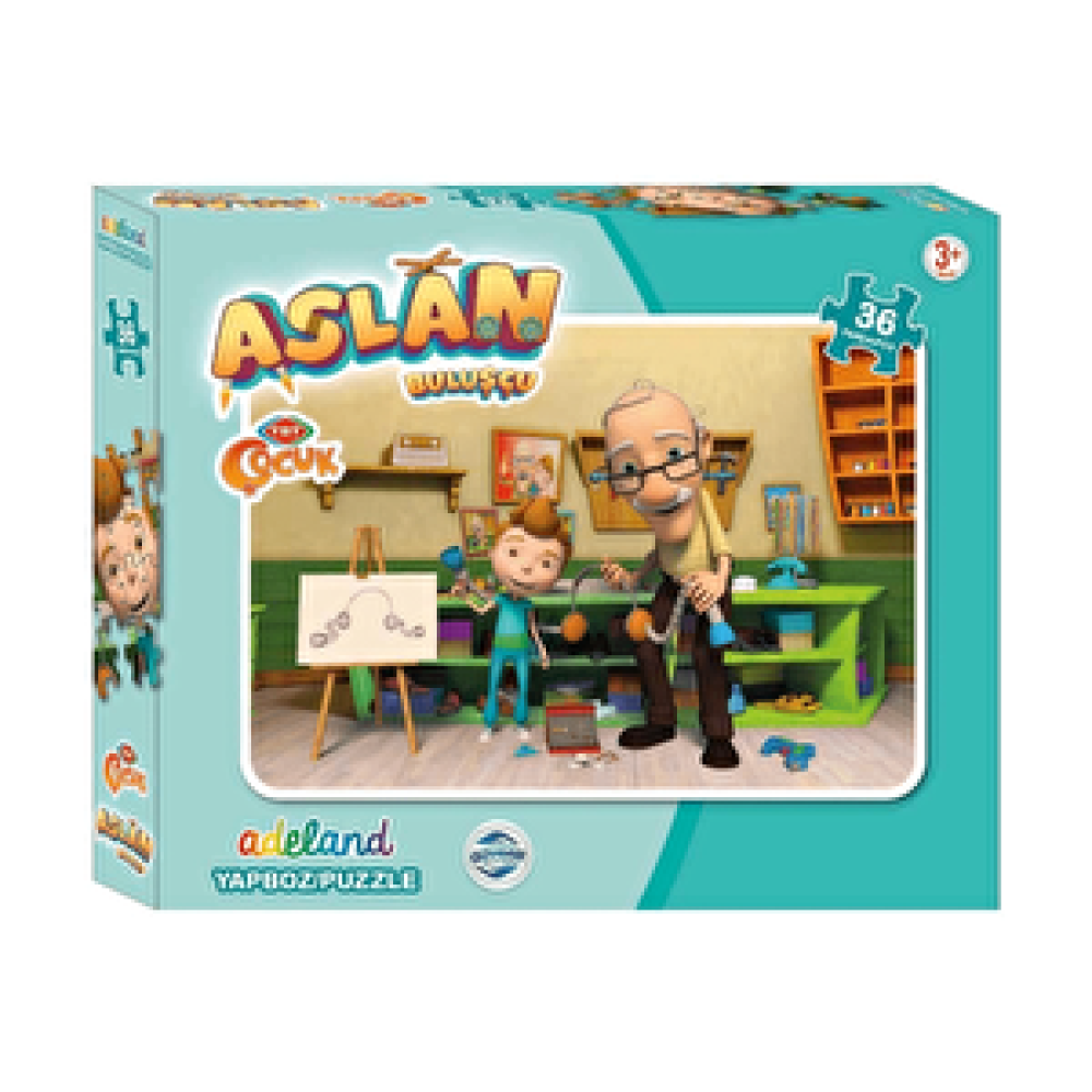 Adel and Trt Çocuk Aslan Kutulu Puzzle 35 Parça Anne Bebek Oyuncak Fiyatı