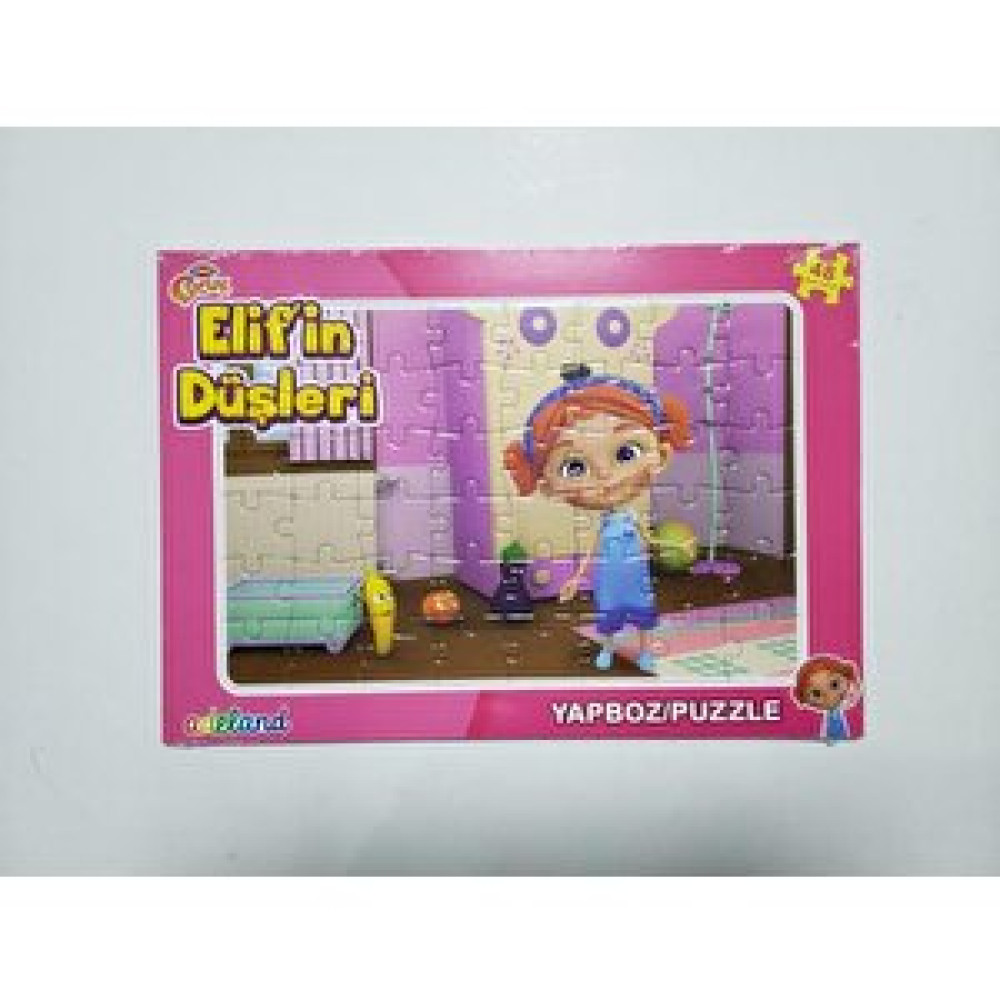 Adel and Trt Çocuk Elif'in Düşleri 48 Parça Yapboz (puzzle) Anne Bebek Oyuncak Fiyatı