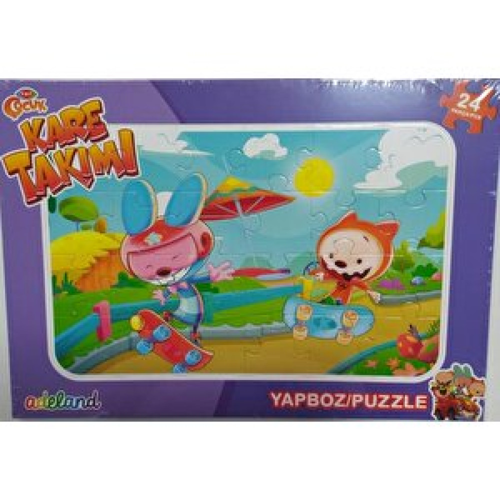 Adel and Trt Çocuk Kare Takımı 24 Parça Yapboz (puzzle) Anne Bebek Oyuncak Fiyatı