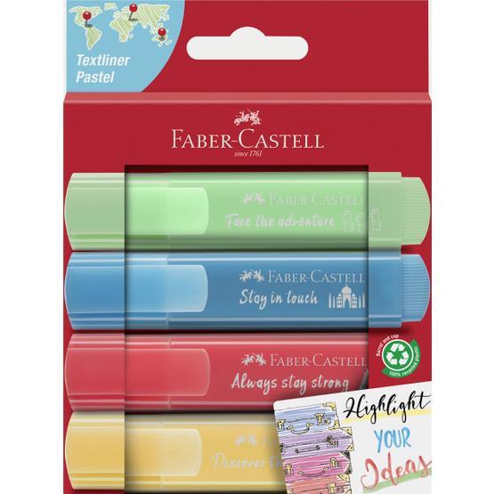 Adel Faber Castell 46 Pastel Renkler 4x Kart 2021 Fosforlu Kalem Fosforlu Kalem Fiyatı