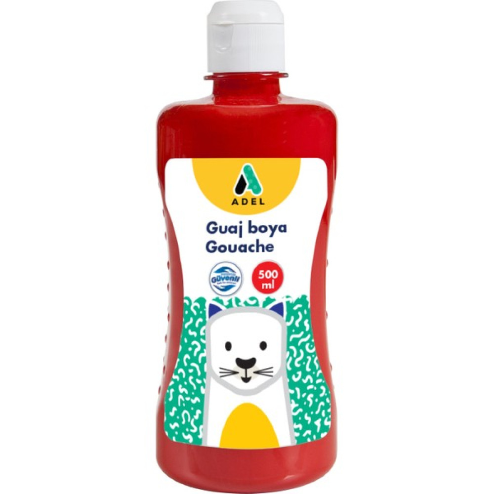 Adel Guaj Boya 500 ml.- Kırmızı Guaj Boya Fiyatı