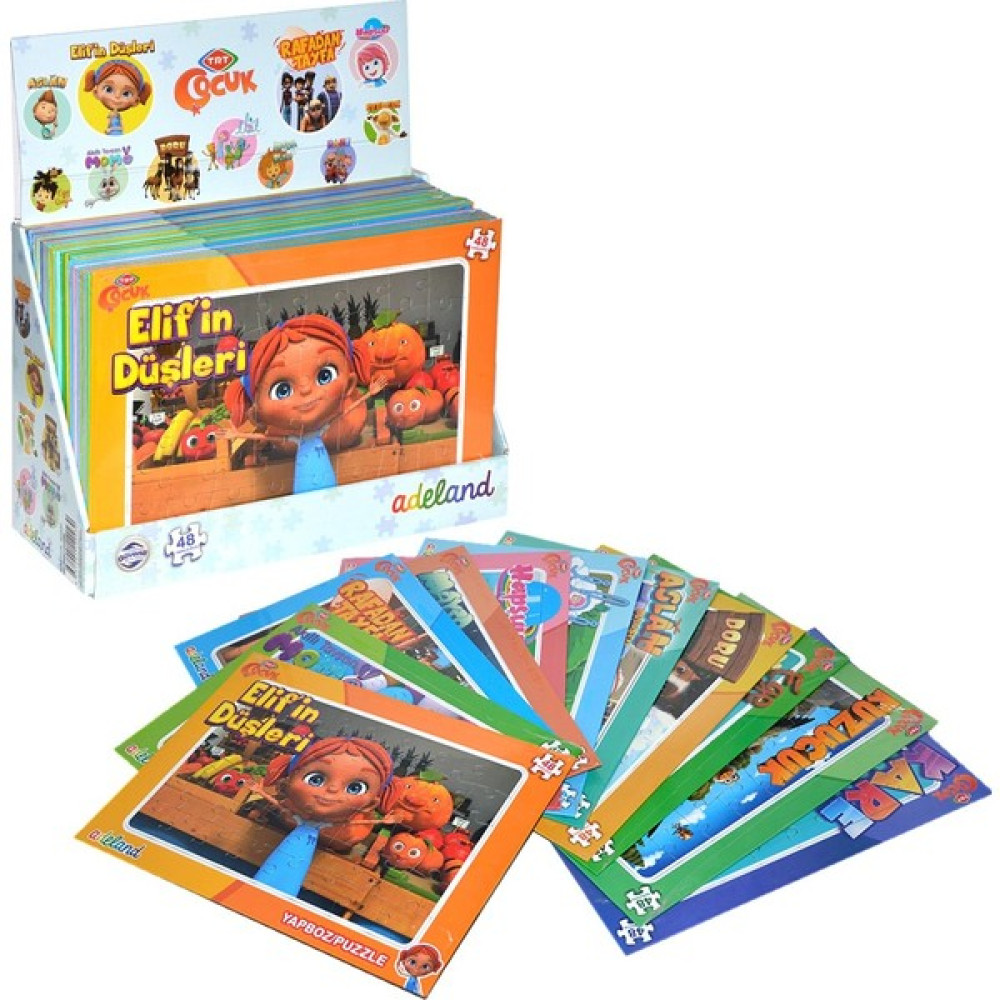 Adel Oyuncak 12642 Trt Karma 48 Parça Frame Puzzle 2013000105000 Eğitici Oyuncak Fiyatı