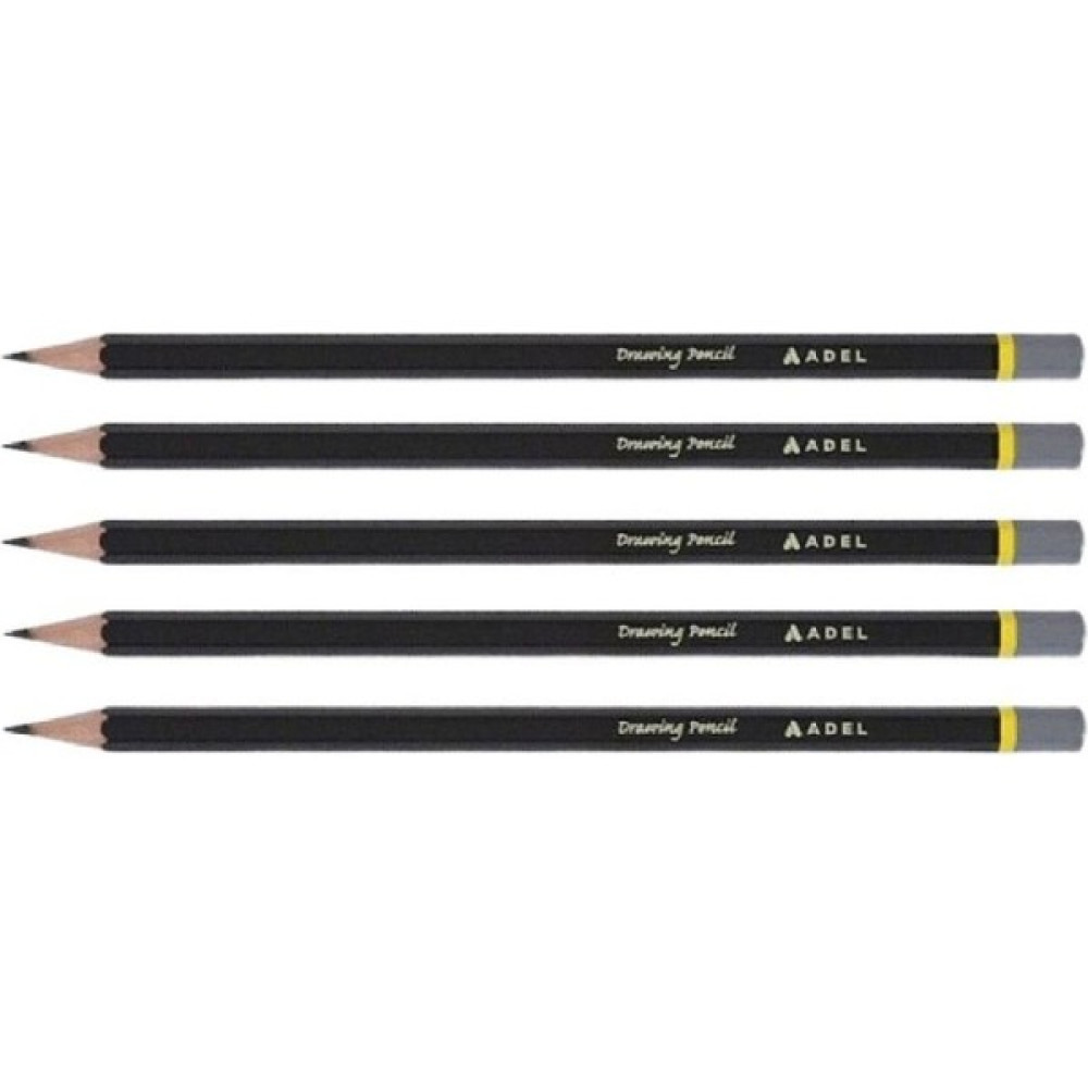 Adel Yayınları Dereceli Çizim Kalemi H - 5'li Set - Karışık-Çok Renkli - standart Kurşun (Ahşap) Kalem Fiyatı