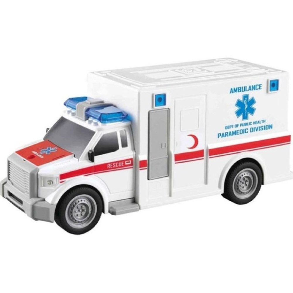 Adeland Nitro Oyuncak Speed 1:20 Ambulans - Beyaz Oyuncak Araç Fiyatı