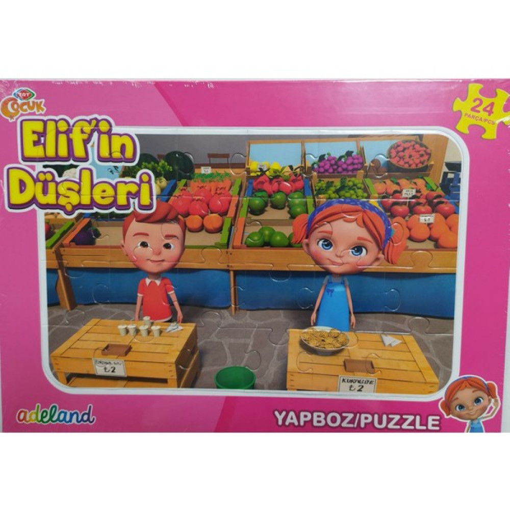 Adeland Trt Çocuk Elif'in Düşleri 24 Parça Yapboz (Puzzle) Eğitici Oyuncak Fiyatı