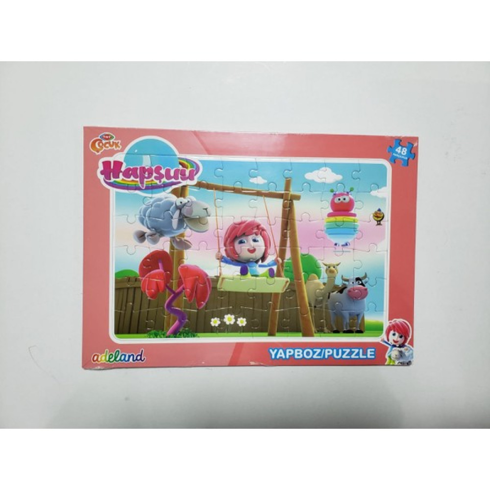 Adeland Trt Çocuk Hapşuu 48 Parça Yapboz (Puzzle) Eğitici Oyuncak Fiyatı