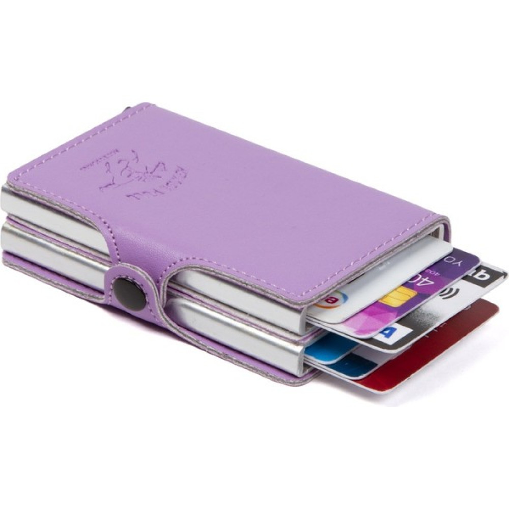 Adelina Bags Adelina Orijinal Unisex Deri Çift Alüminyum Mekanizmalı Kartlık 7X10 cm Bayan Cüzdan Fiyatı