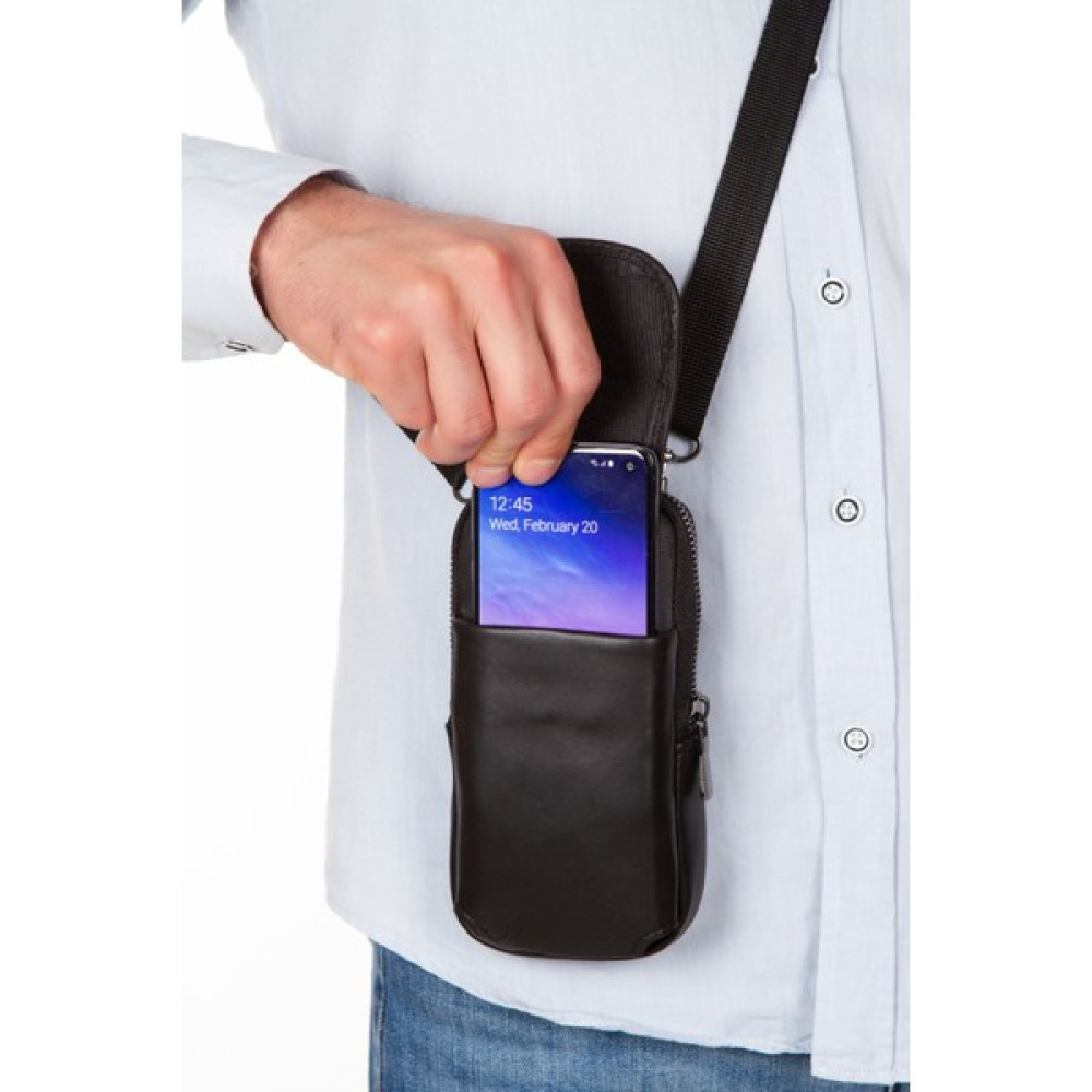 Adelina Bags Erkek %100 Deri Kemer ve Omuz Askılı Telefonluk Çapraz Askılı Telefon Çantası Erkek Bel Çantası Fiyatı