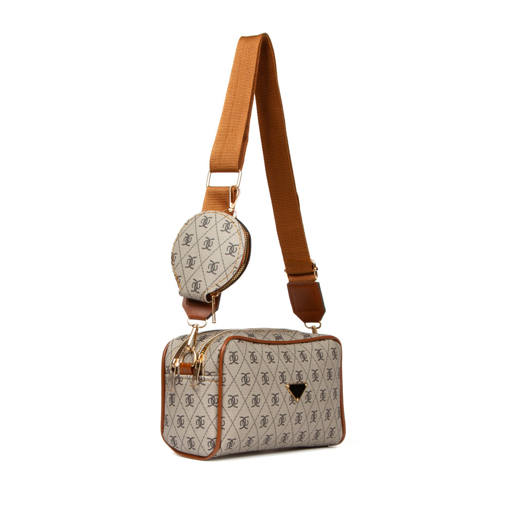 Adelina Bags Kadın Desenli Omuz Çantası Cüzdan Detaylı Unisex Çanta & Cüzdan ve Seyahat Çantaları Fiyatı