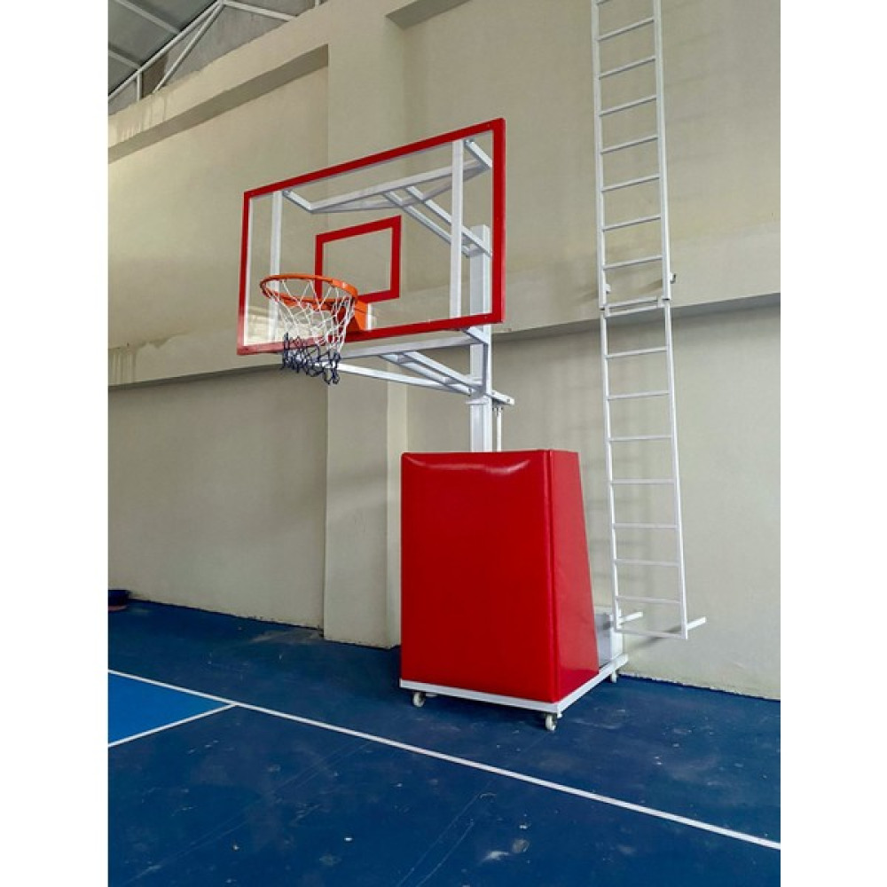 Adelinspor Premium Seyyar Basketbol Potası Yükseklik Ayarlı 10 mm Cam Basketbol Ürünleri Fiyatı
