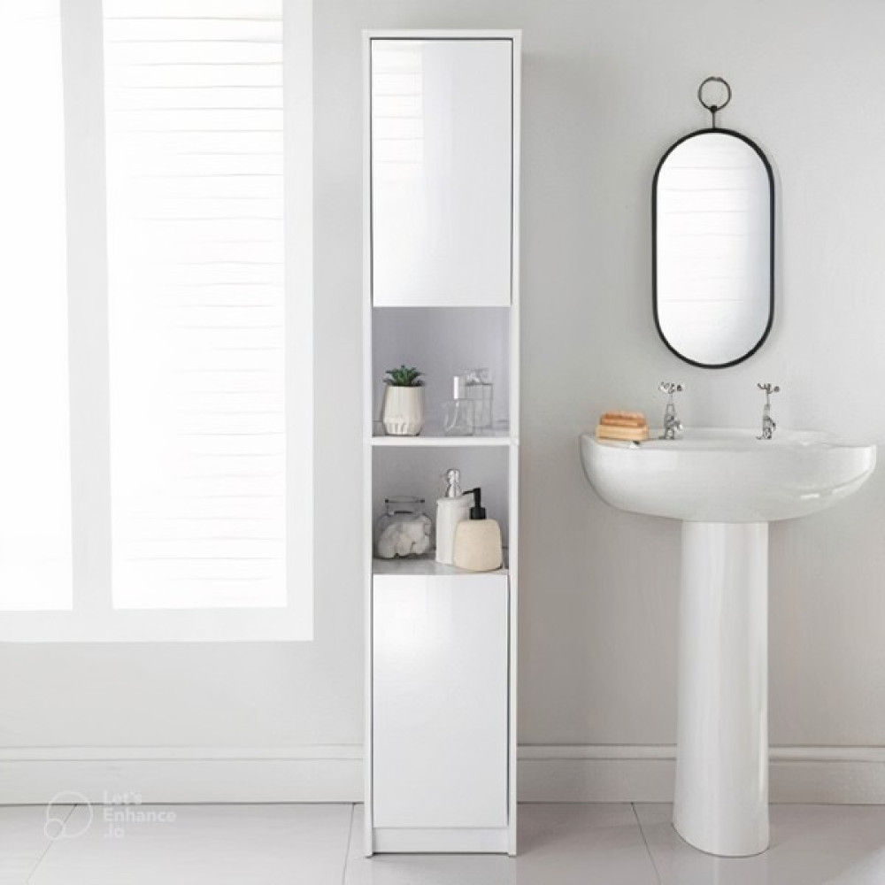 Aden Home Beyaz Çok Amaçlı Dolap, Banyo Dolabı, Banyo Düzenleyici, Mutfak Kiler Erzak Dolabı, MBNY27 Banyo Dolabı / Mobilyası Fiyatı