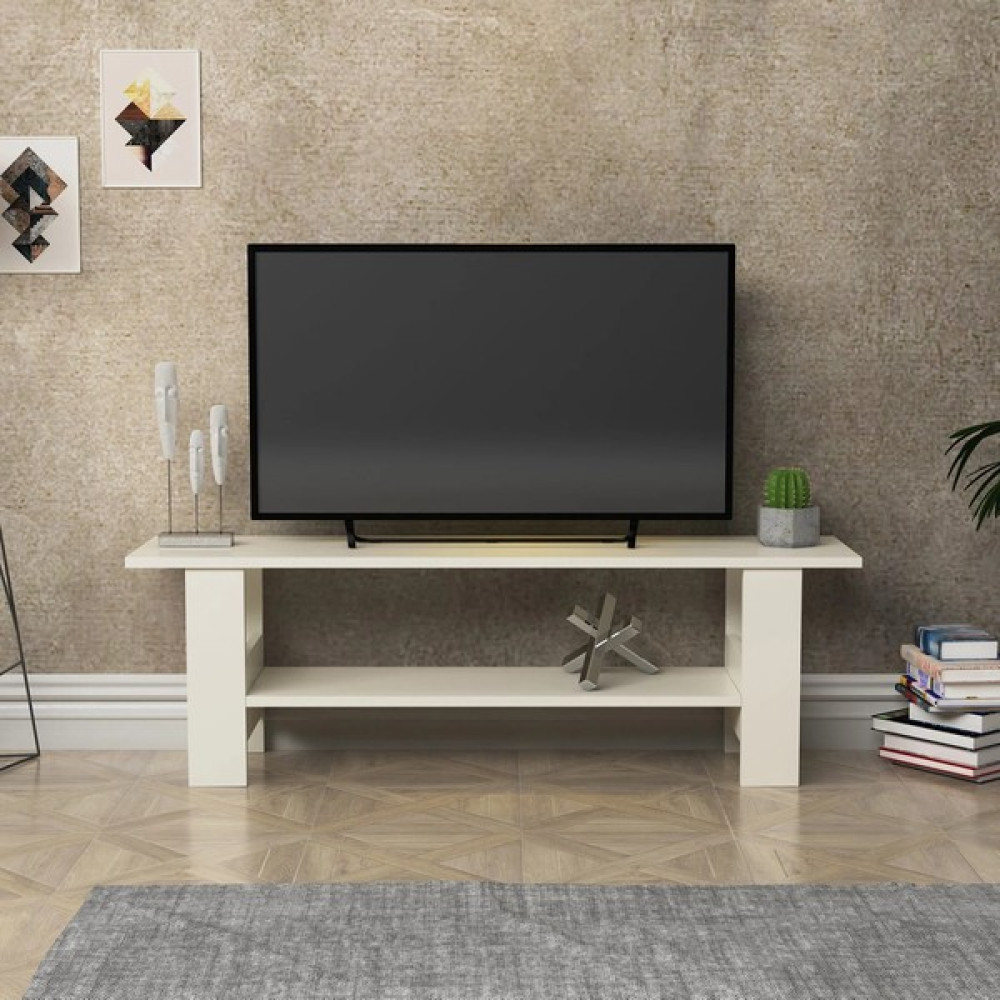 Aden Home Beyaz , Mdf Tv Ünitesi, Raflı Tv Sehpa Ünitesi, Beyaz Mdf Tv Ünitesi Konsol, TVU62 Tv Ünitesi / Sehpası Fiyatı