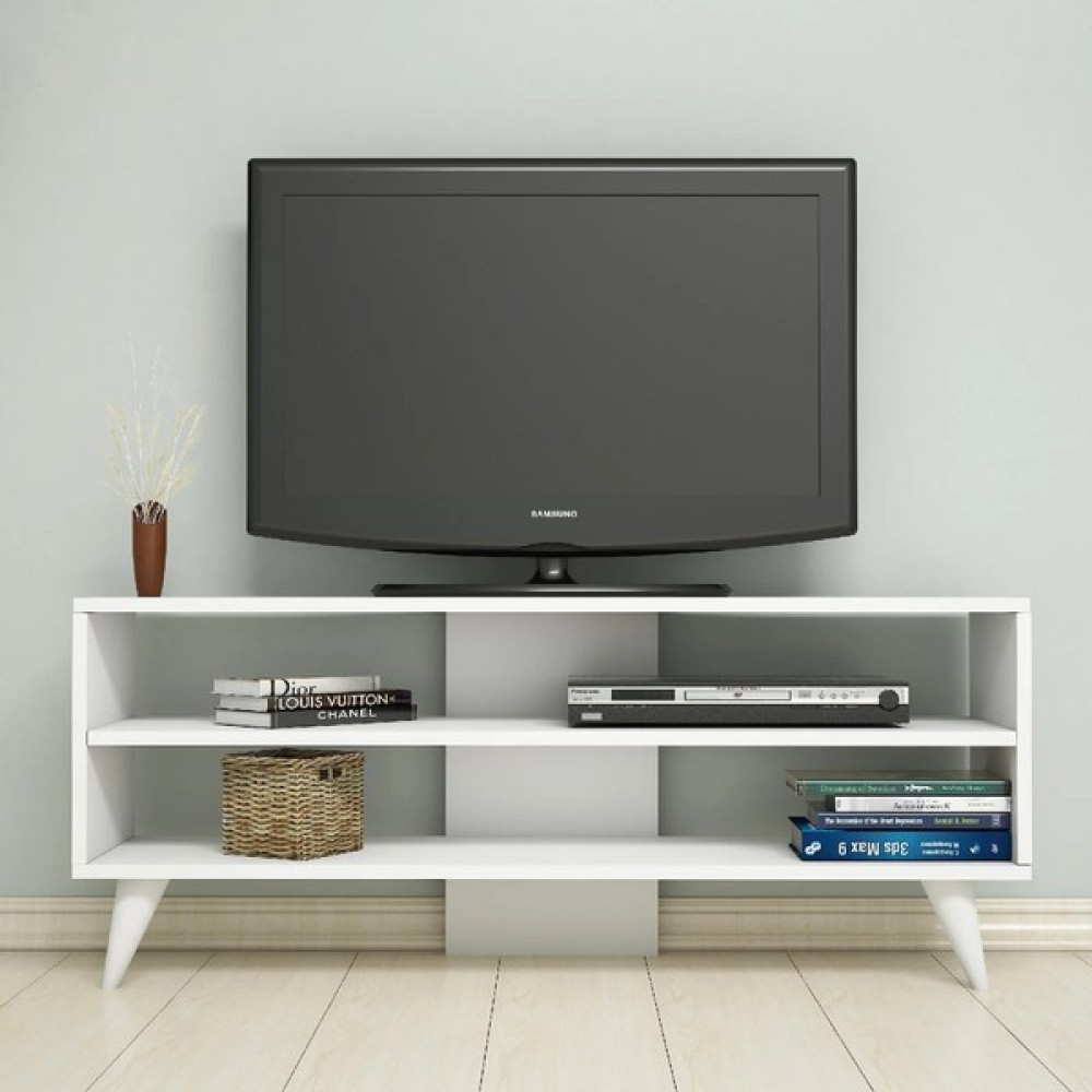 Aden Home Beyaz Tv Ünitesi, Mdf Tv Ünitesi, Raflı Tv Sehpa Ünitesi, Beyaz Mdf Tv Ünitesi Konsol Tv Ünitesi / Sehpası Fiyatı
