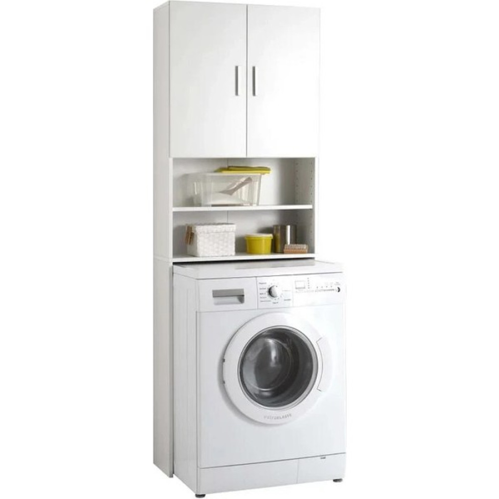 Aden Home Çamaşır Makinesi Dolabı, Klozet Üstü Raf Dolap, Beyaz Mdf Banyo Dolabı, MBNY33 Banyo Dolabı / Mobilyası Fiyatı