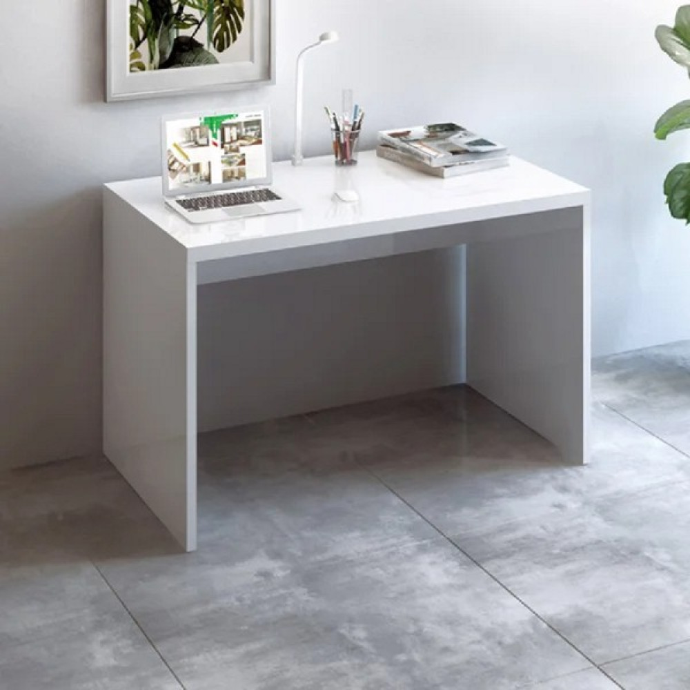 Aden Home Seda Dekoratif Çalışma Masası, Genç Odası, Mdf, CM46 - 77 x 120 x 60 - Beyaz Çalışma Masası Fiyatı
