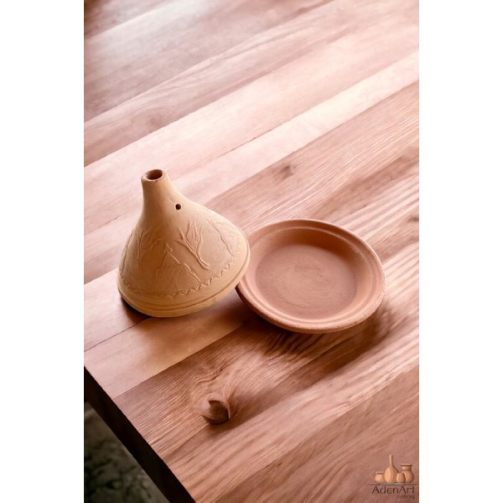 AdenArt Tajin Tencere Fas Güveci 34X30 cm Büyük Boy Tepsiler / Fırın Kapları Fiyatı