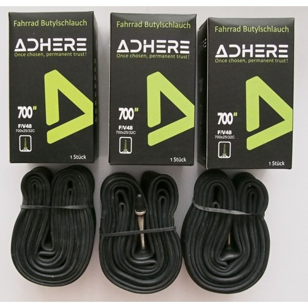 Adhere 3 Adet Fırsat Paketi Adhere 700X25/32 Kutulu Bisiklet Iç Lastiği Fv Ince Sibop 48 mm Bisiklet Aksesuarları Fiyatı