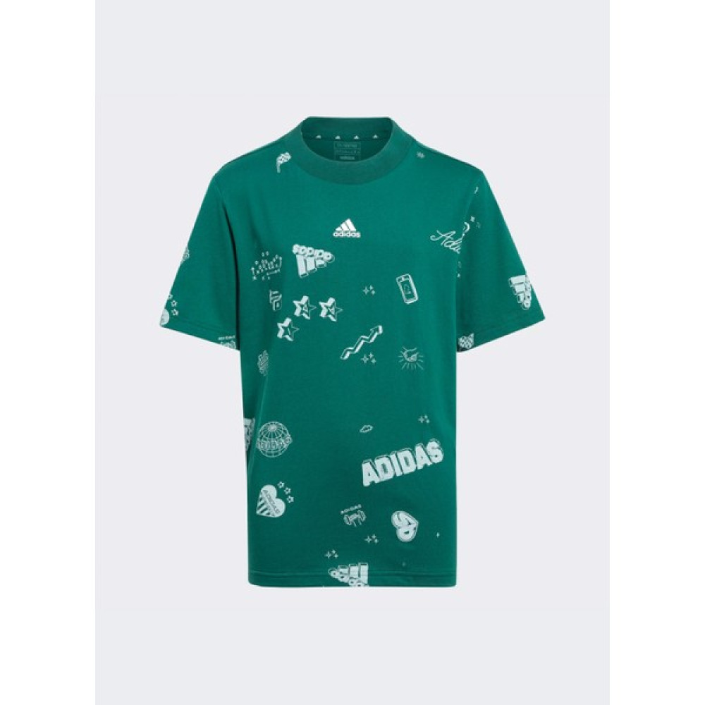adidas Düz Yeşil Erkek T-Shirt IA1562 J Bluv Q3 Aopt Erkek T-shirt Fiyatı