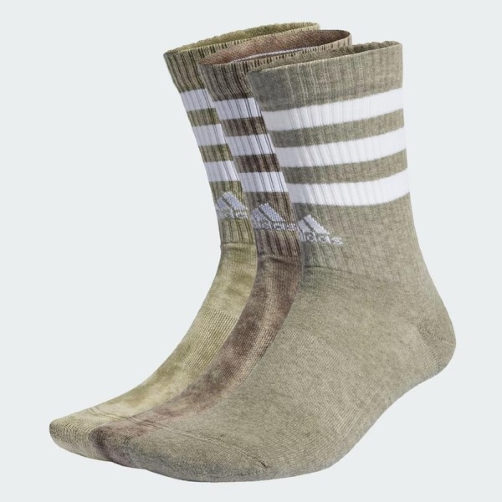 Adidas IQ41513 Stripes Stonewash Yeşil 3'lü Çorap Çorap (Outdoor) Fiyatı