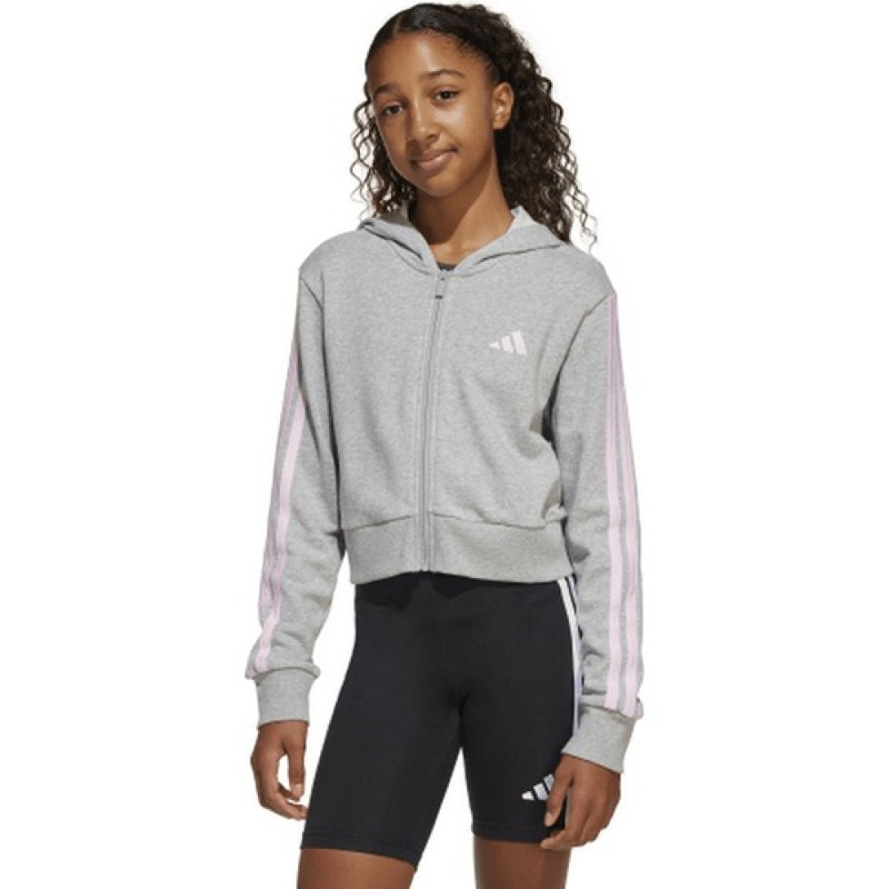adidas JJ0949 Jg 3s Ft Fz Cro Kız Çocuk Spor Ceket - 13 - 14 Yaş - Gri Oto Boyaları Fiyatı