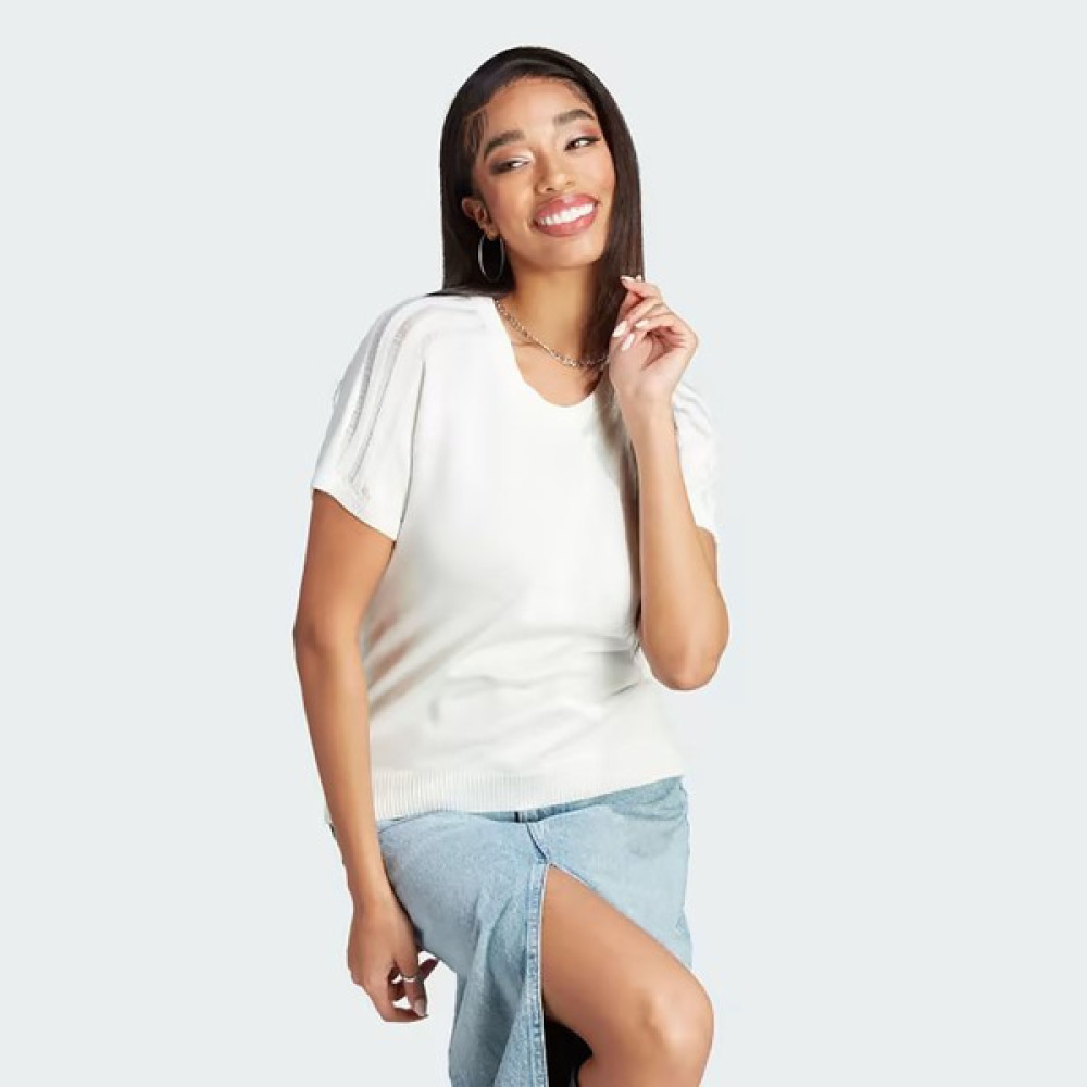adidas Kadın Günlük T-Shirt Bv Knit Ss Tee IL8533 Bayan T-shirt Fiyatı