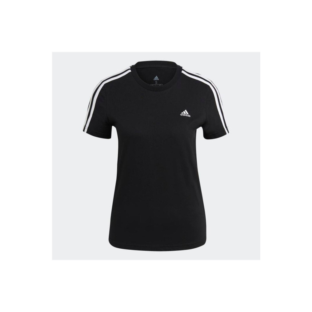 adidas LOUNGEWEAR Essentials Slim 3-Stripes Tişört XS Beden T-Shirt & Sweatshirt (Outdoor) Fiyatı