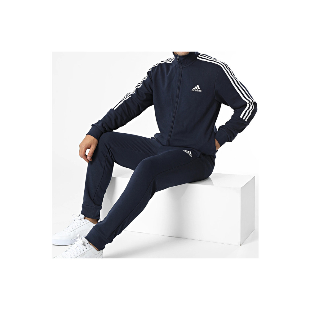 adidas M 3S Ft Tt Ts Erkek Günlük Eşofman Takımı GK9977 Lacivert M Beden Kadın Eşofman Fiyatı