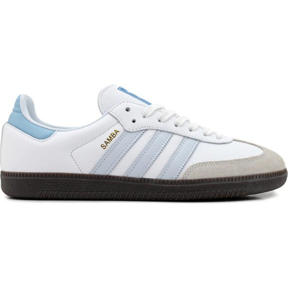 Adidas Samba OG White Halo Blue Kadın Spor Ayakkabı Kadın Günlük Ayakkabıları Fiyatı