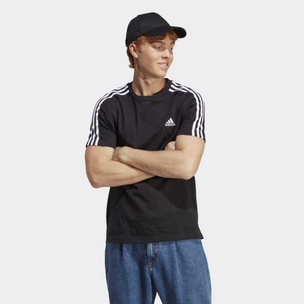 Adidas Sportswear IC9334 Essentials Single Jersey 3-Stripes Tee T-Shirt & Sweatshirt (Outdoor) Fiyatı