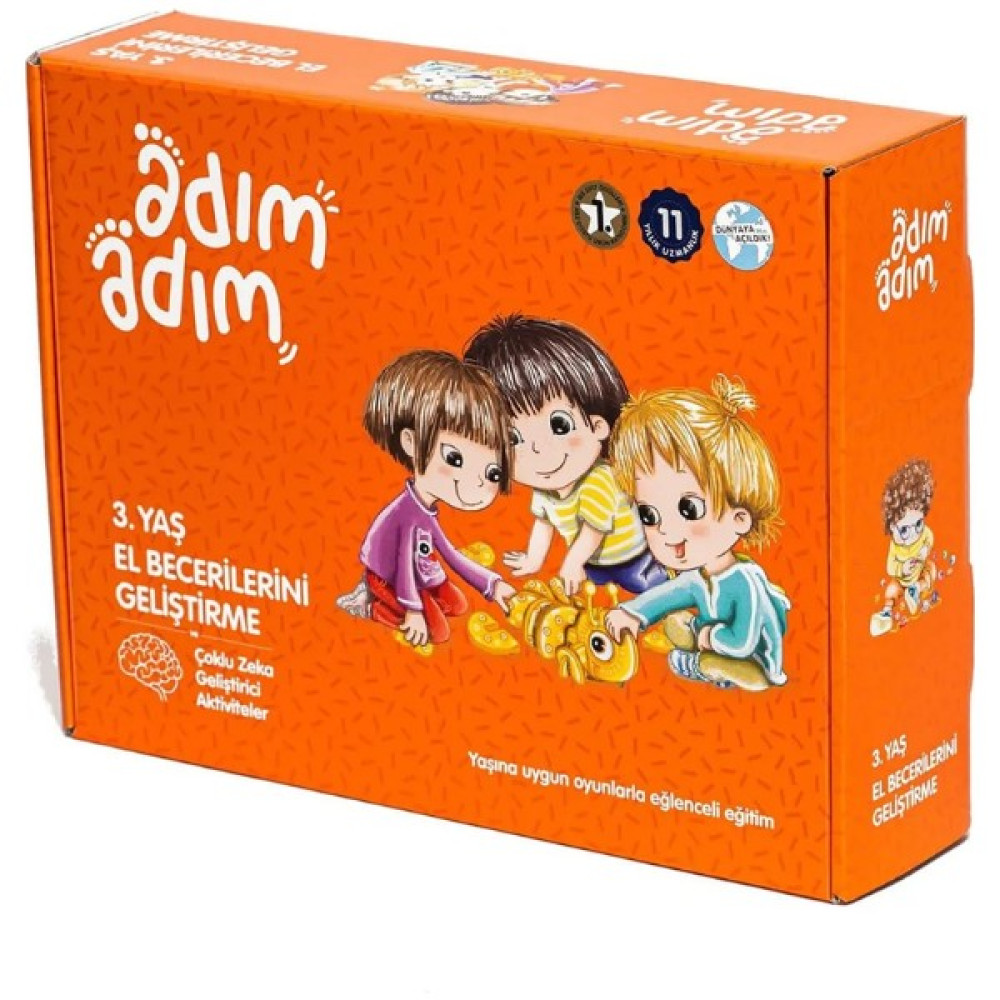Adım Adım 3 Yaş - El Becerilerini Geliştirme Eğitici Oyuncak Fiyatı