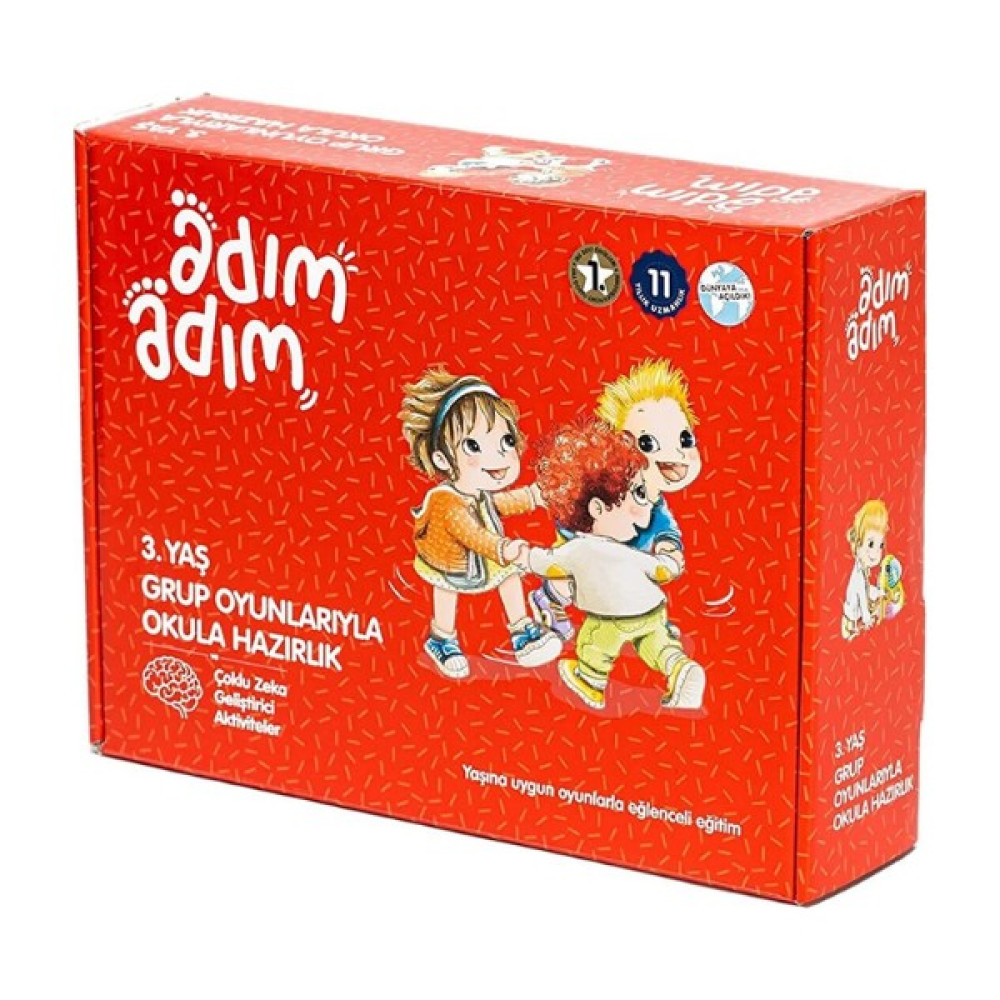 Adım Adım 3 Yaş - Grup Oyunlarıyla Okula Hazırlık Eğitici Oyuncak Fiyatı