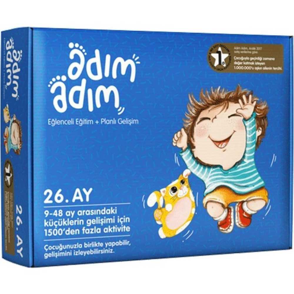 Adım Adım ADAD-2000018 Adım Adım 26. Ay Seti - Renkli Eğitici Oyuncak Fiyatı