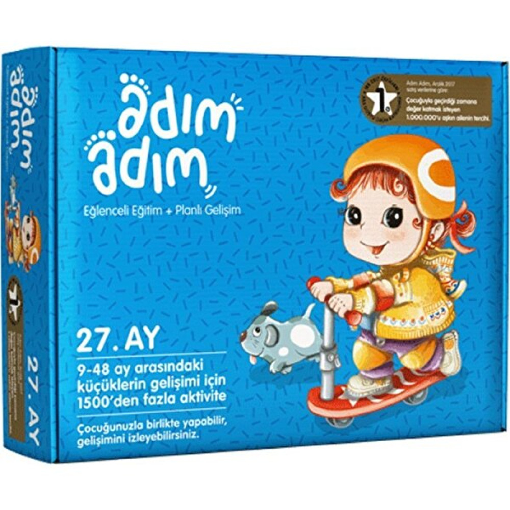Adım Adım ADAD-2000019 Adım Adım 27. Ay Seti - Renkli Eğitici Oyuncak Fiyatı