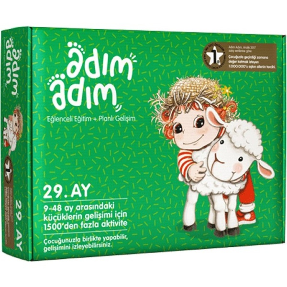 Adım Adım ADAD-2000021 Adım Adım Bebek Eğitim Seti 29. Ay - Beyaz Eğitici Oyuncak Fiyatı
