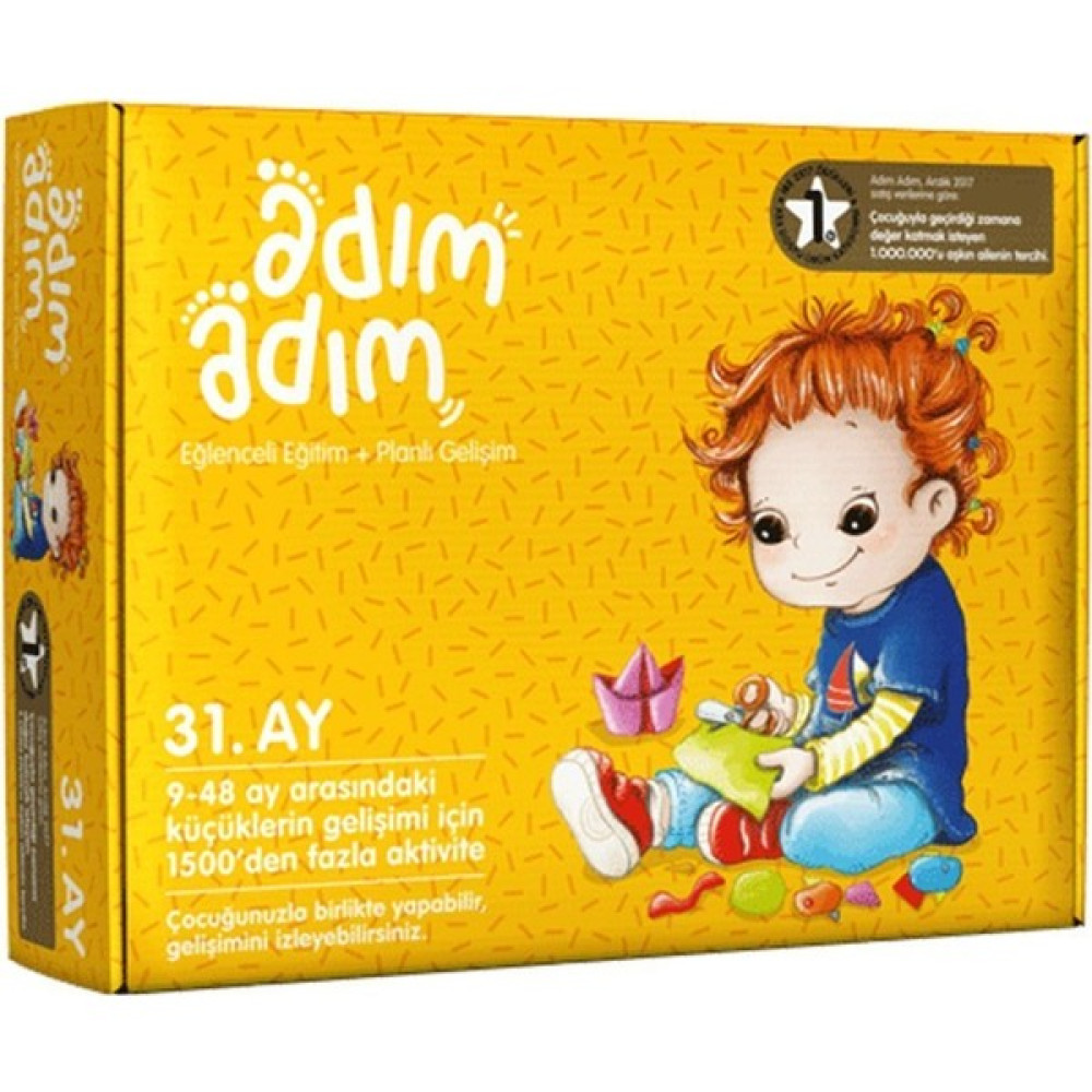 Adım Adım ADAD-2000023 Adım Adım 31. Ay Seti - Renkli Eğitici Oyuncak Fiyatı