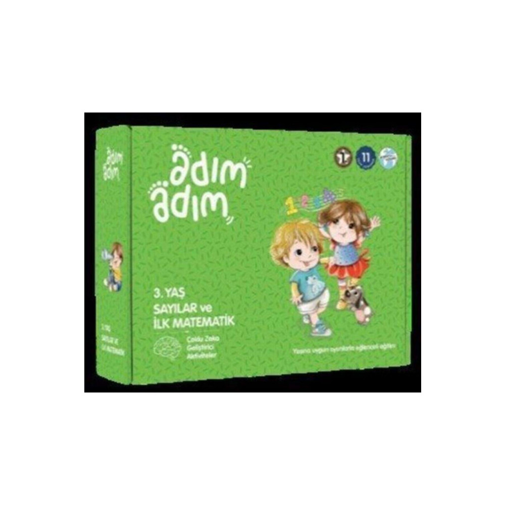 Adım Adım Bebek Eğitim Setleri Yayınları Adım Adım Eğitim Seti 3 Yaş / Sayılar Ve Ilk Matematik Eğitici Oyuncak Fiyatı