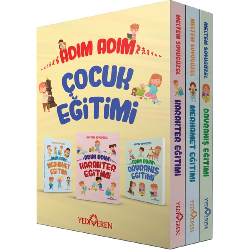 Adım Adım Çocuk Eğitimi Kutulu Set - Meltem Soyugüzel Çocuk Bakımı Kitapları Fiyatı