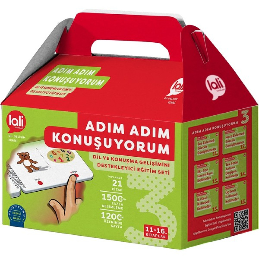 Adım Adım Konuşuyorum Terapi Seti 3 - Berna Erdebil Okul Öncesi Eğitici & Öğretici Kitaplar Fiyatı