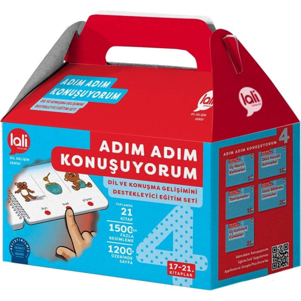 Adım Adım Konuşuyorum Terapi Seti 4 - Berna Erdebil Okul Öncesi Eğitici & Öğretici Kitaplar Fiyatı