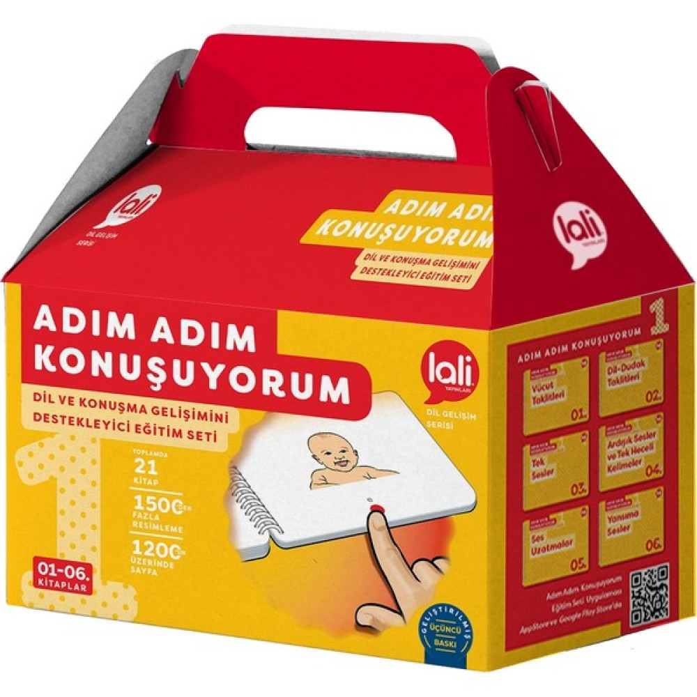 Adım Adım Konuşuyorum Terapi Seti Bölüm 1 - Berna Erdebil Okul Öncesi Eğitici & Öğretici Kitaplar Fiyatı