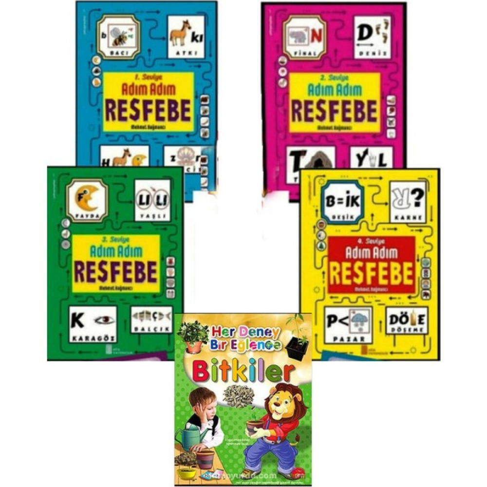 Adım Adım Resfebe Seti (4 Kitap) Zeka Geliştirici Kitaplar Fiyatı