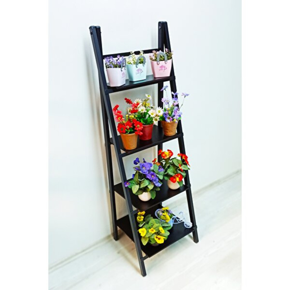 Adım Shops Metal Ayaklı MDF Raflı Siyah Saksılık Saksı ve Aksesuarları Fiyatı