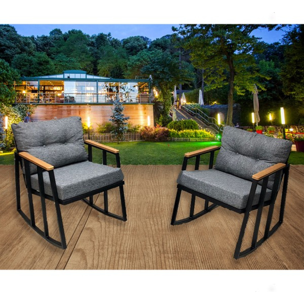 Adımshops Balkon-Bahçe-Kafe Çay Seti Koltuk Oturma Takımı,oturma Grubu Çaysetleri Sallanır Koltuk Sallanırr - Gri Bahçe Mobilyası Takımı Fiyatı