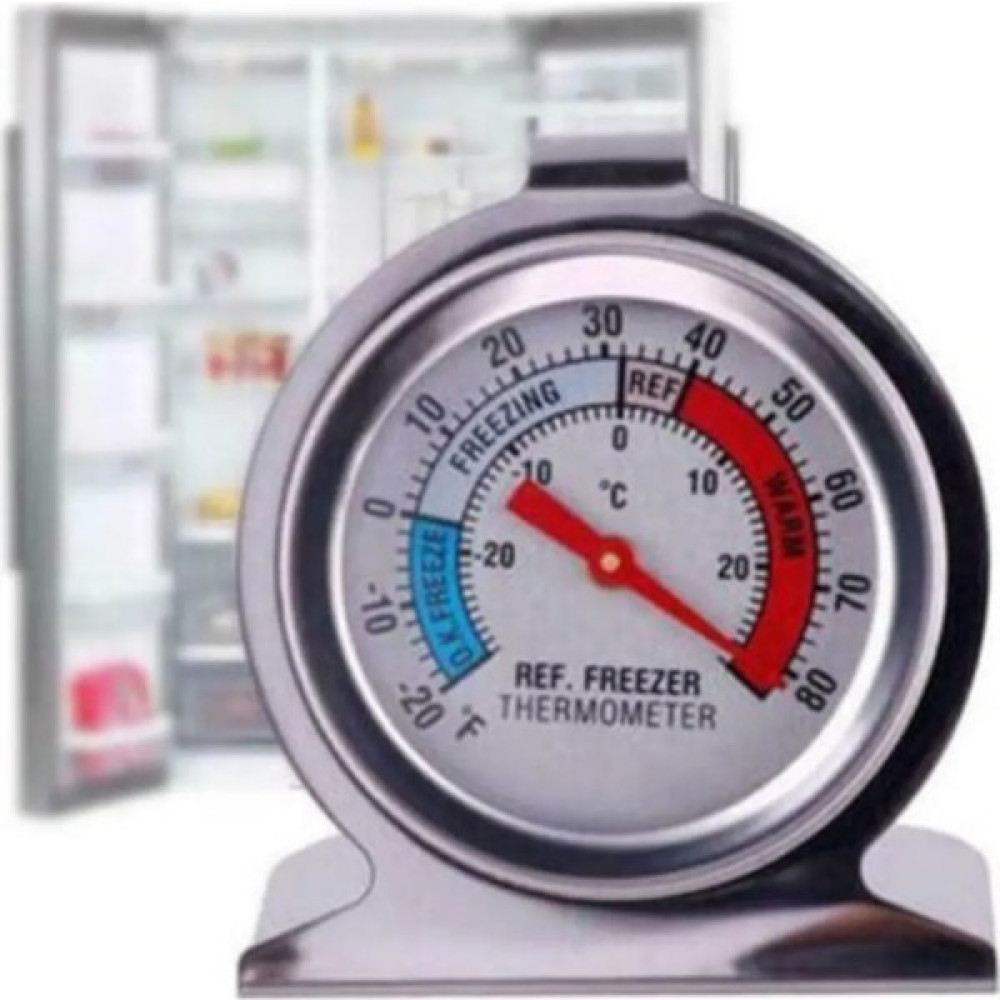 Adin Tasarım Buzdolabı Termometresi Çelik -20°f Ila 80°f Soğuk Hava Deposu Termometresi Paslanmaz Termometre & Higrometre Fiyatı