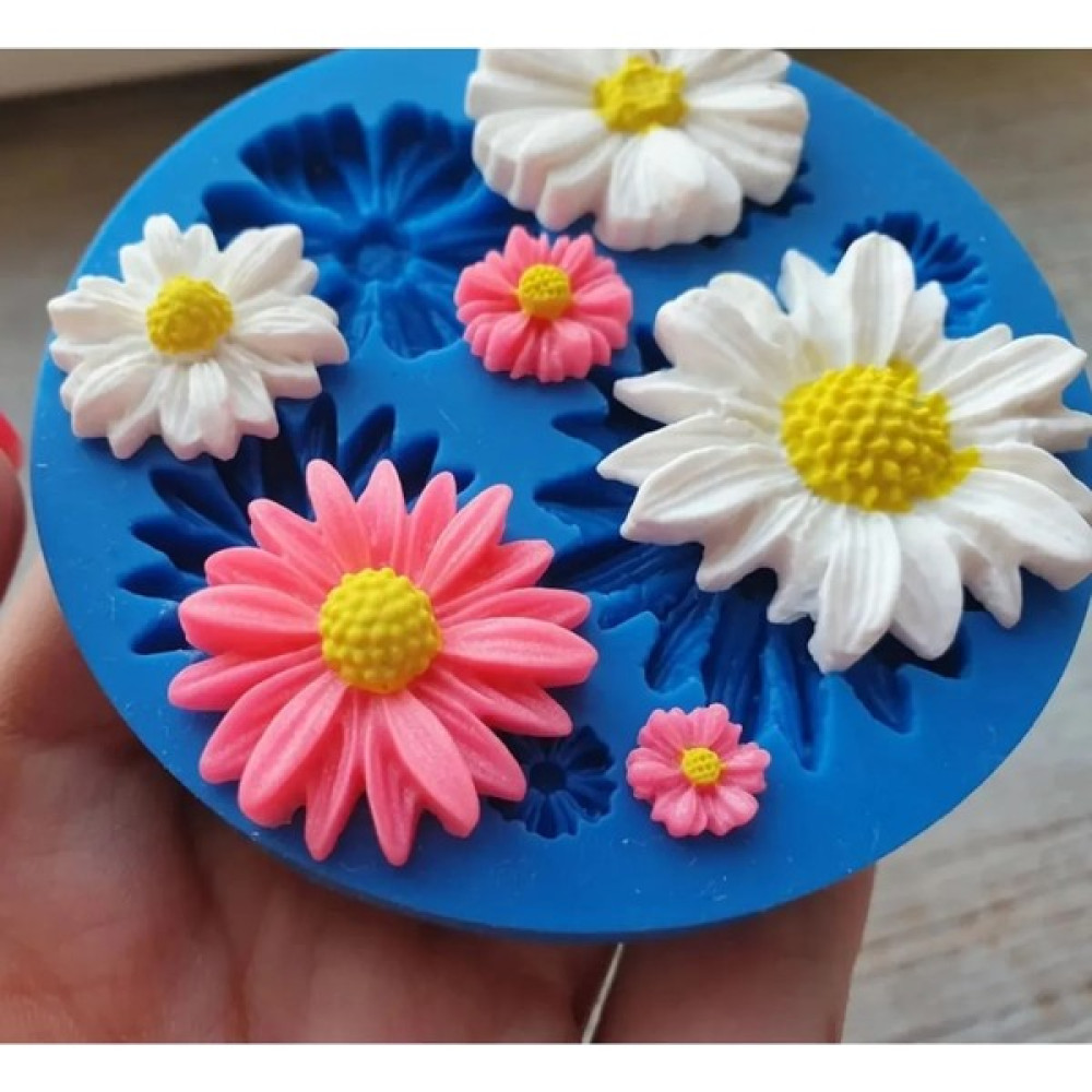 Adin Tasarım Çiçek Silikon Kalıp 6li Şeker Hamuru Sabun Mum Kokulu Taş Epoksi Kalıbı Pasta Çikolata Buz Kalıbı Ev & Dekorasyon Aksesuarları Fiyatı
